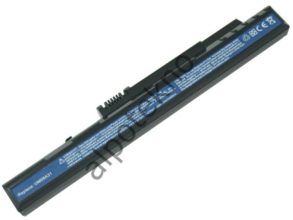 RETRO Acer Aspire One A110, A150, ZG5 Notebook Bataryası - Siyah - 3 Cell