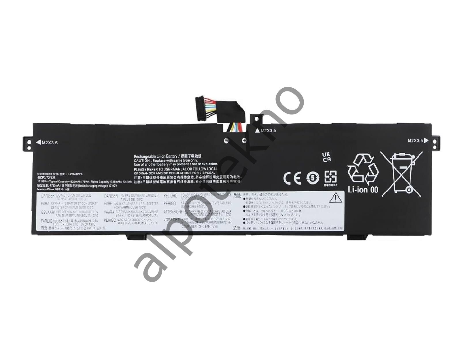 RETRO Lenovo Yoga Pro 9-14IRP8, L22M4PF6 Notebook Bataryası