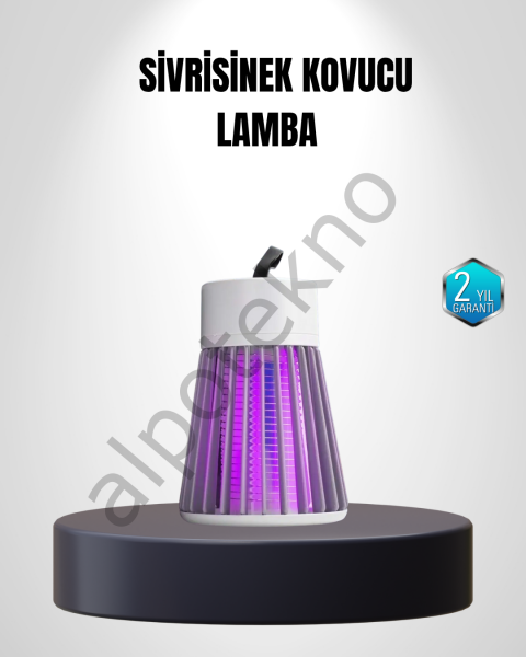 2000 mAh Şarjlı Sivrisinek Kovucu Lamba – Kimyasalsız, Güvenli ve Taşınabilir