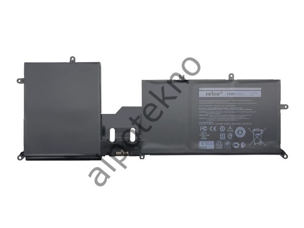RETRO Dell Alienware M15 R2, Y9M6F Notebook Bataryası