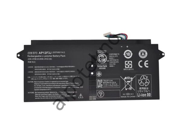 RETRO Acer Aspire S7-391, AP12F3J Notebook Bataryası