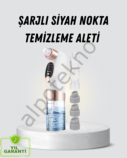 Vakum Teknolojili Siyah Nokta Temizleyici – Cilt Tonu Eşitleyen Masajlı Cilt Bakım Cihazı