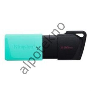 256 GB Kingston DTXM/256GB USB 3.2 Gen1 D.Trv. Exo. (Black+Teal) Flash Bellek