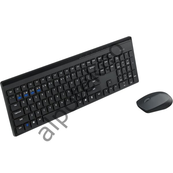 RAPOO 8110M KABLOSUZ SİYAH Q KLAVYE+MOUSE