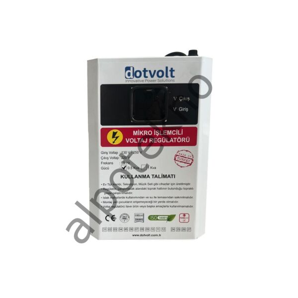 Dotvolt VOLT MN 500 VA MonoFaze Kombi Voltaj Regülatörü
