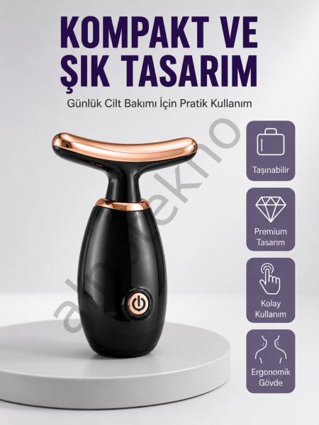 Serum Emilimini Artıran Yüz Masaj Cihazı Yeni Nesil