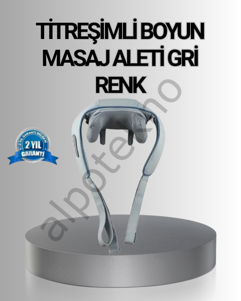 Titreşimli Boyun Masaj Cihazı Isı Terapili Şarjlı VNB-01 Ergonomik U Tasarım