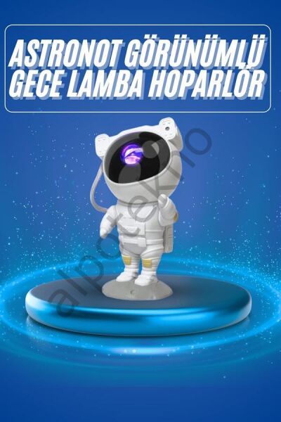 Projeksiyon Astronot Lamba Speaker Sevimli Astronot Bluetooth Hoparlör