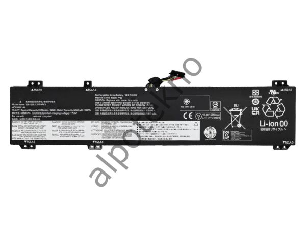 RETRO Lenovo Legion 5 Pro-16ARH7, L21C4PC1 Notebook Bataryası