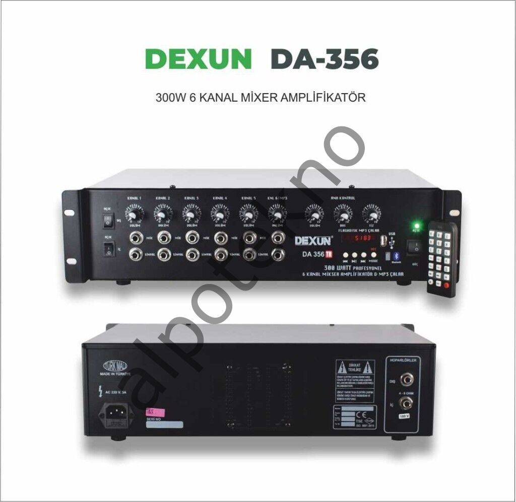 Dexun DA-356 300W Mono Amfi