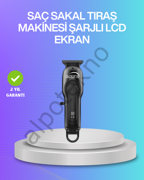 Saç Sakal ve Vücut İçin Çok Amaçlı Kablosuz Tıraş Makinesi
