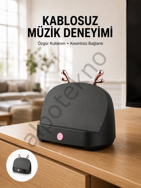 Kablosuz Bluetooth Hoparlör Telefon Koyma Özelliği Yüksek Ses Kaliteli