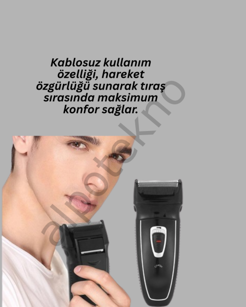 Erkekler İçin Folyo Başlıklı Tıraş Makinesi