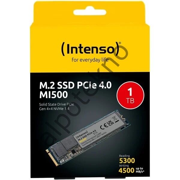 1TB Intenso MI500 Gen.4x4 NVMe 1.4 (3836460) 5300MB-4500MB/s SSD Disk