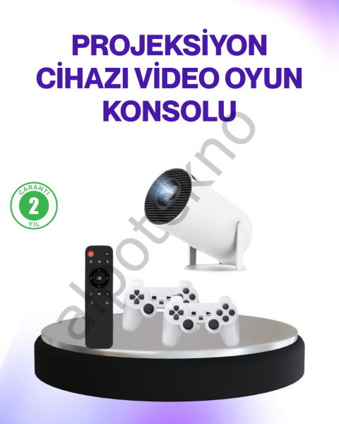 2.4G Kablosuz Destekli Oyun ve Film Projeksiyonu Ev Kullanımı İçin