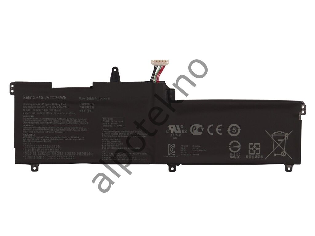 RETRO Asus GL702V, C41N1541 Notebook Bataryası