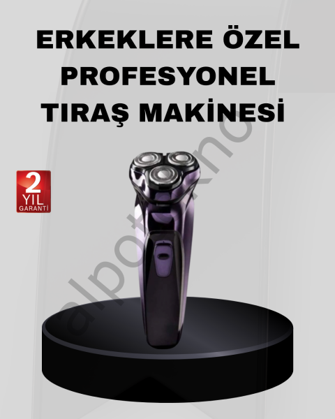 Profesyonel Şarjlı Tıraş Makinesi Ayarlanabilir Başlıklı Kablosuz