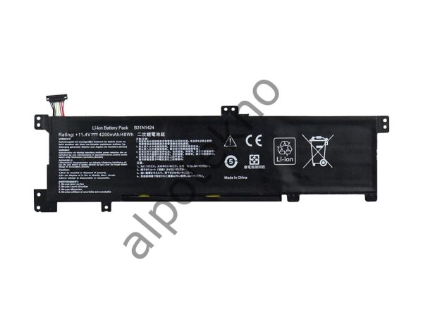 RETRO Asus K401L, K401U, B31N1424 Notebook Bataryası