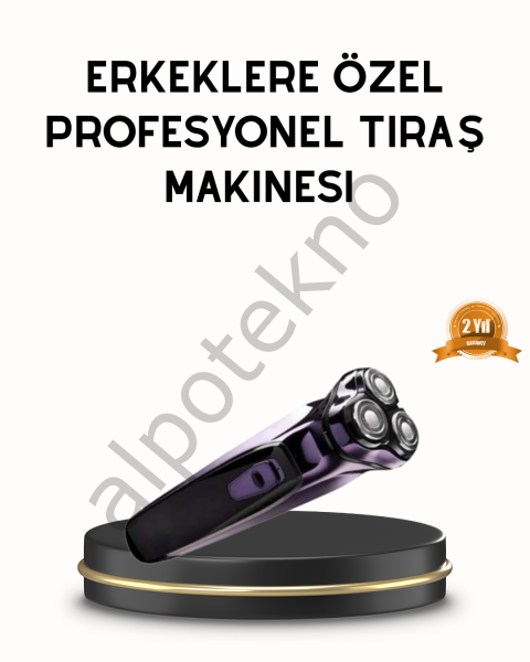 Kompakt Şarjlı Saç Sakal Tıraş Makinesi Kuru Kullanım Özellikli