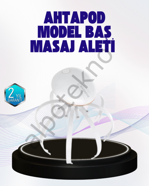 Taşınabilir Elektrikli Kafa Masaj Cihazı Sessiz Motor ve Ergonomik Tasarım