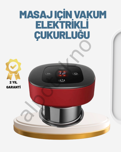 Akıllı Vakumlu Kupa Masaj Cihazı Ağrı Giderici ve Rahatlatıcı Terapi
