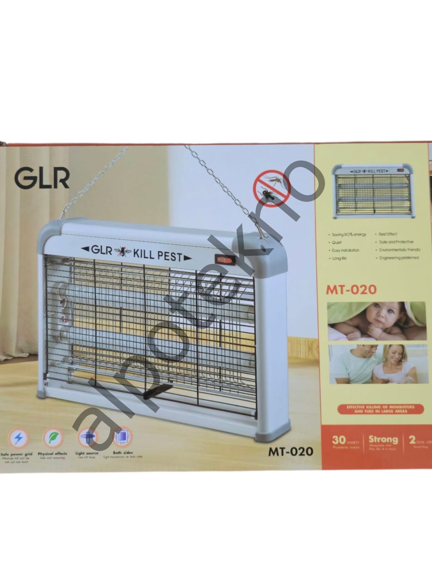 20W Elektrikli Masaüstü ve Asılabilir Güçlü Led Işıklı Sinek Öldürücü Makine
