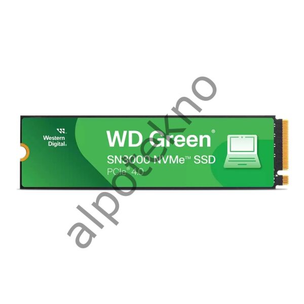 500GB WD Green SN3000 5000/4100MB/s (WDS500G4G0E) m.2 NVMe SSD Disk