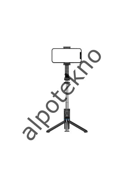 Bluetooth Kumandalı Tripod Selfie Çubuğu Telefon Tutucu Dayanıklı Tasarım