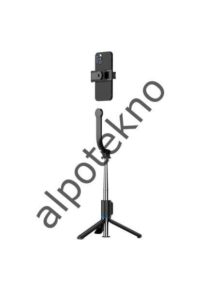 Bluetooth Kumandalı Tripod Selfie Çubuğu Telefon Tutucu Dayanıklı Tasarım