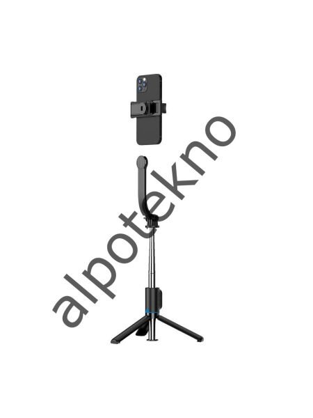 Bluetooth Kumandalı Tripod Selfie Çubuğu Telefon Tutucu Dayanıklı Tasarım