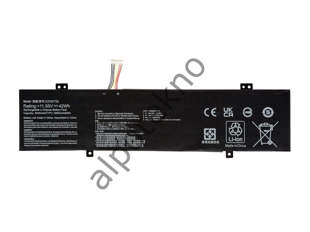 RETRO Asus TP412U, C31N1733 Notebook Bataryası