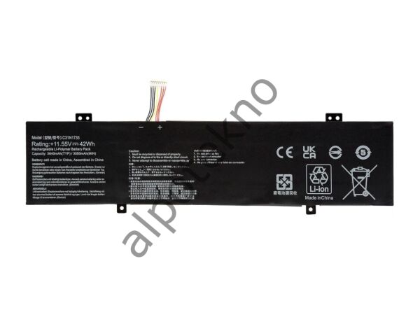 RETRO Asus TP412U, C31N1733 Notebook Bataryası