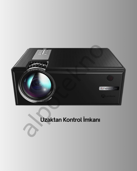 Full HD Projeksiyon – HDMI/USB Girişli, Kumandalı, Eğitim ve Sunum İçin İdeal
