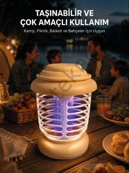 Askılı Tasarıma Sahip LED Aydınlatmalı Sinek Kovucu
