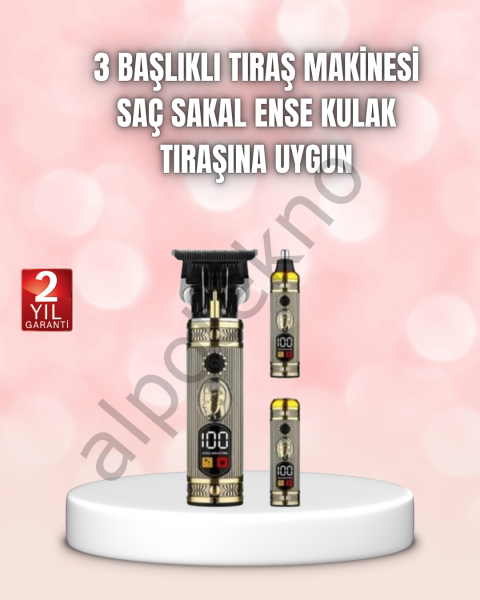8 Taraklı Saç Kesme ve Sakal Şekillendirme Makinesi