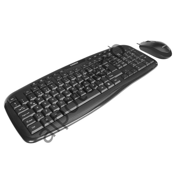 Everest UN-795 Siyah Usb Q Multimedia Klavye + Mouse Set