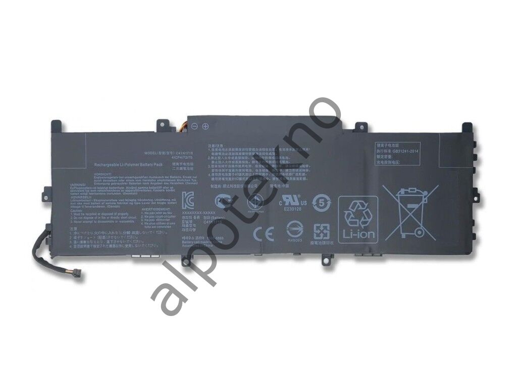 Sylar RETRO Asus UX331F, UX331U Notebook Bataryası - Ver.1 (C41N1715)