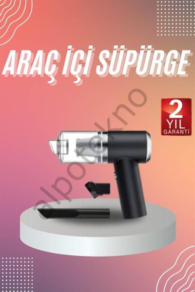 Şarjlı Çok Fonksiyonlu El Süpürgesi Mini Vakumlu Araç Süpürgesi