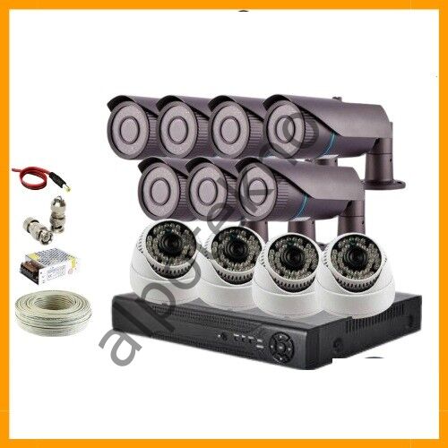 2MP 1080P 7 Dış 4 İç Mekan Kameralı AHD Güvenlik Seti