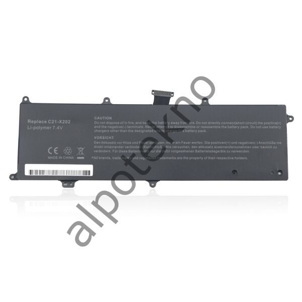 RETRO Asus VivoBook X201E, X202E, C21-X202 Notebook Bataryası