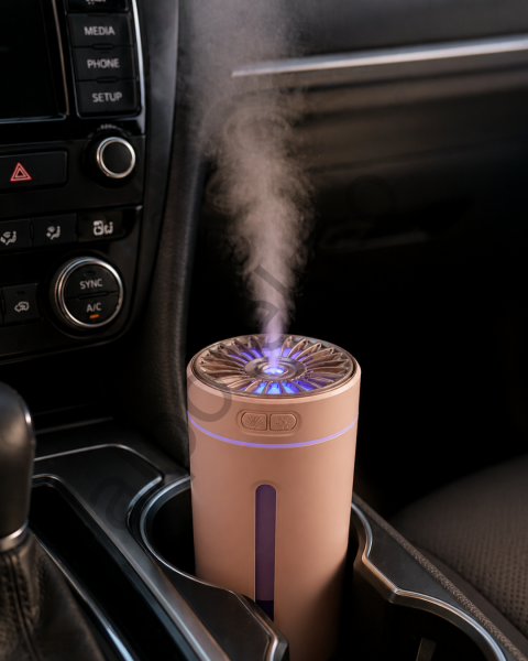 5 Esans Hediyeli RGB Işıklı Şarjlı Hava Nemlendirici Aroma Difüzörü