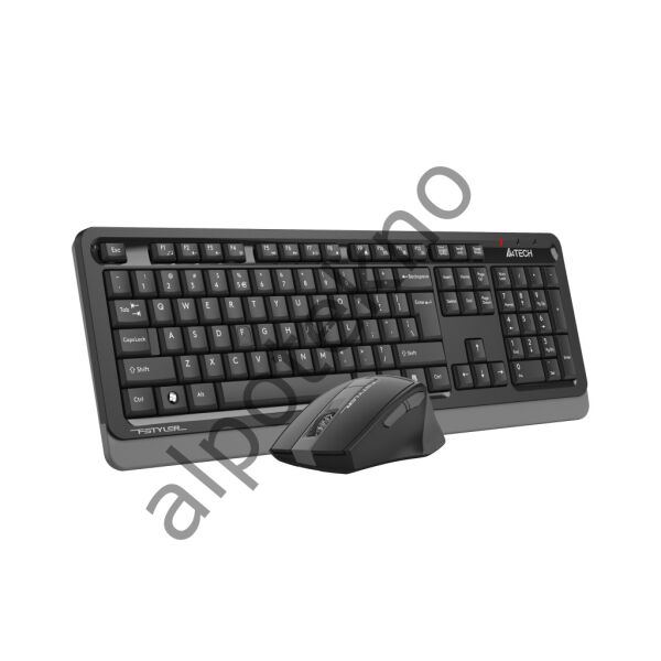 A4 TECH FG1035 KABLOSUZ STANDART SİYAH/GRİ Q KLAVYE MOUSE