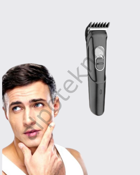 Taşınabilir Şarjlı Saç Sakal Tıraş Makinesi – 3 Taraklı, Sessiz ve Ergonomik