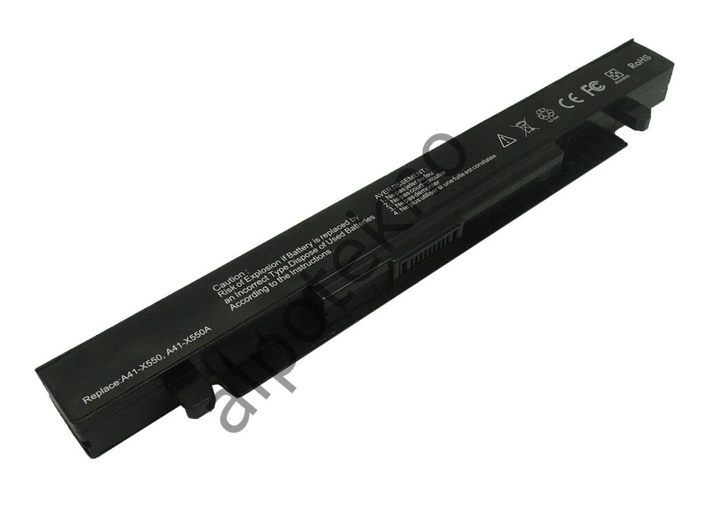RETRO Asus X550, X552, A41-X550A Notebook Bataryası - Siyah - 4 Cell