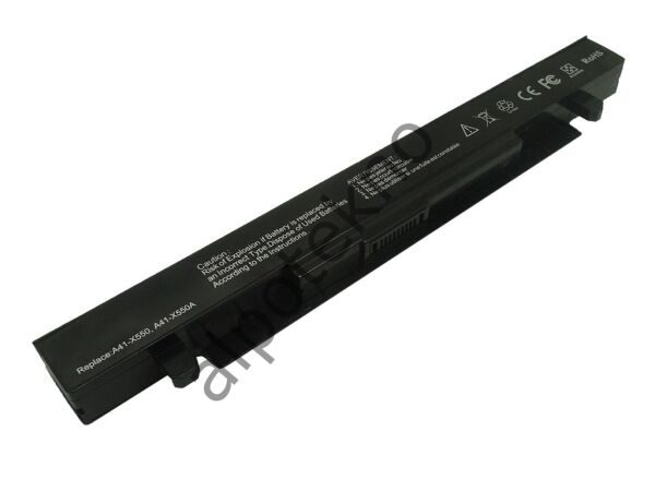 RETRO Asus X550, X552, A41-X550A Notebook Bataryası - Siyah - 4 Cell