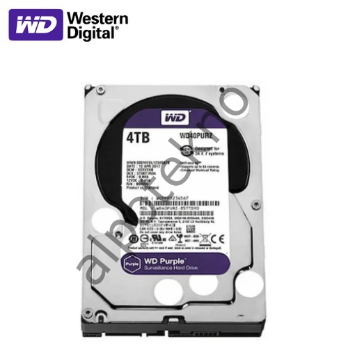 WD Purple WD40PURZ 4 TB SATA 3 HDD 3.5'' 7/24 Güvenlik Diski