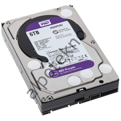 WD Purple WD60PURZ 6 TB 3.5inc 5400 RPM HDD Güvenlik Kamerası Harddiski