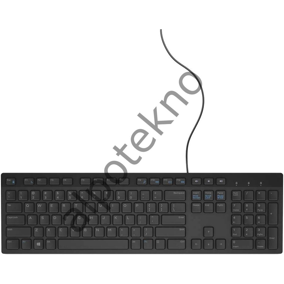 DELL KB216 (580-ADHQ) KABLOLU SİYAH Q-TR KLAVYE