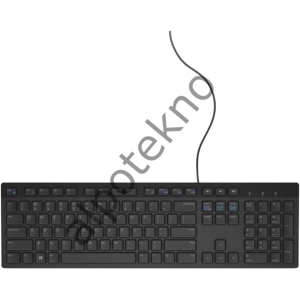 DELL KB216 (580-ADHQ) KABLOLU SİYAH Q-TR KLAVYE