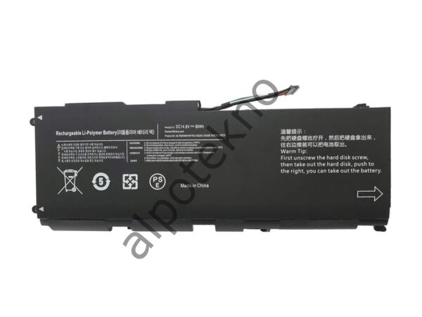 RETRO Samsung NP700Z5C, AA-PBZN8NP Notebook Bataryası